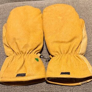 Lined Leather Mittens